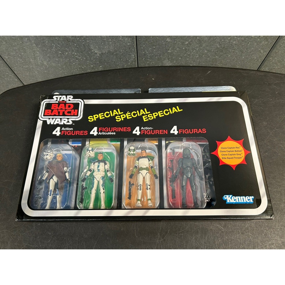 NIB Hasbro Star Wars: The Bad Batch, Vintage Collection Action Figures